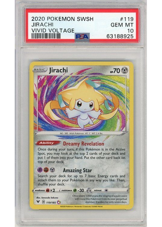 PSA10 the best of xy jirachi ジラーチ ミラー Jirachi [Premium