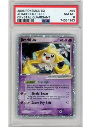 Jirachi ex 94/100 PSA 8