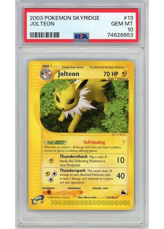 Jolteon 13/144 PSA 10