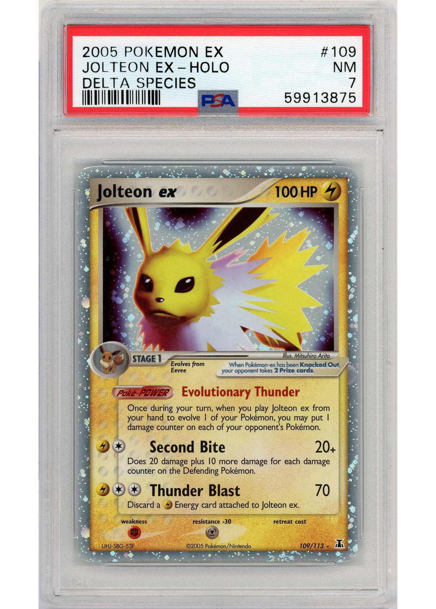 Jolteon ex 109/113 PSA 7