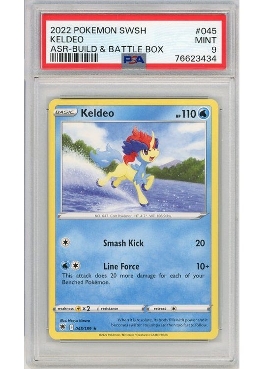 Keldeo – Non Holo – 045/189 – PSA 9