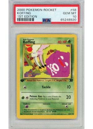 Koffing 58/82 1st Edition PSA 10