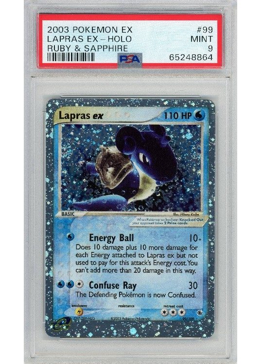 Lapras ex 99/109 PSA 9