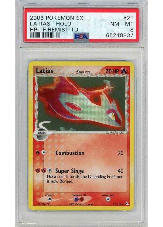 Latias δ – 21/110 – PSA 8