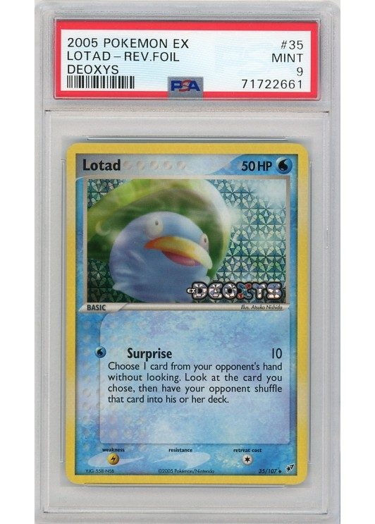 Lotad PSA 9 - Gradede pokemon kort p Pokemons.dk