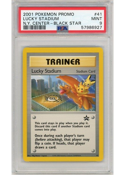Lucky Stadium PSA 9 - Gradede pokemon kort på Pokemons.dk