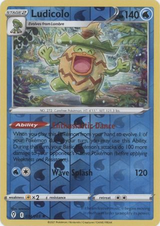 Ludicolo - 34/203 - Reverse