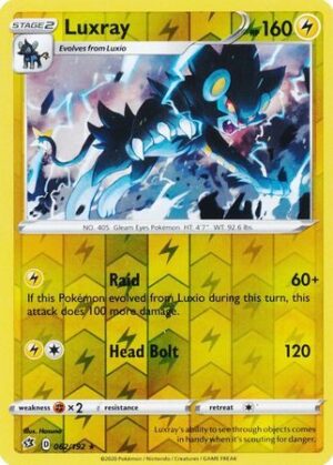Luxray - 062/192 - Reverse
