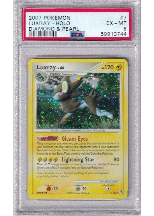 Luxray – 7/130 – PSA 6