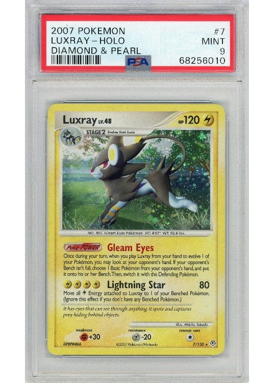 Luxray – 7/130 – PSA 9