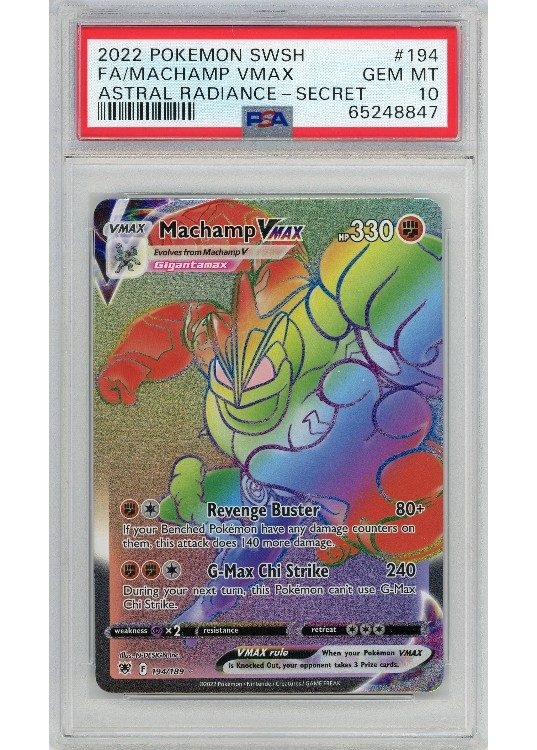 Machamp VMAX 194/189 PSA 10