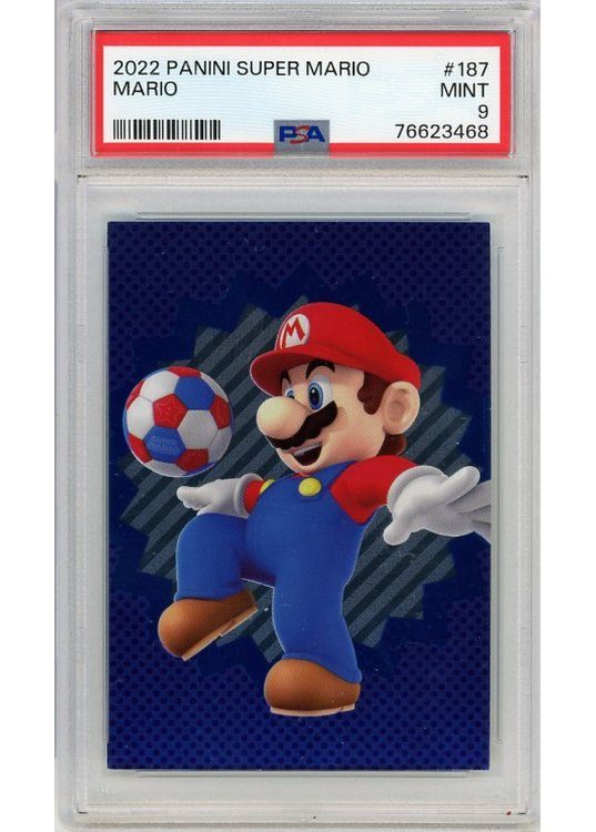 Mario (Panini Super Mario) 187 PSA 9