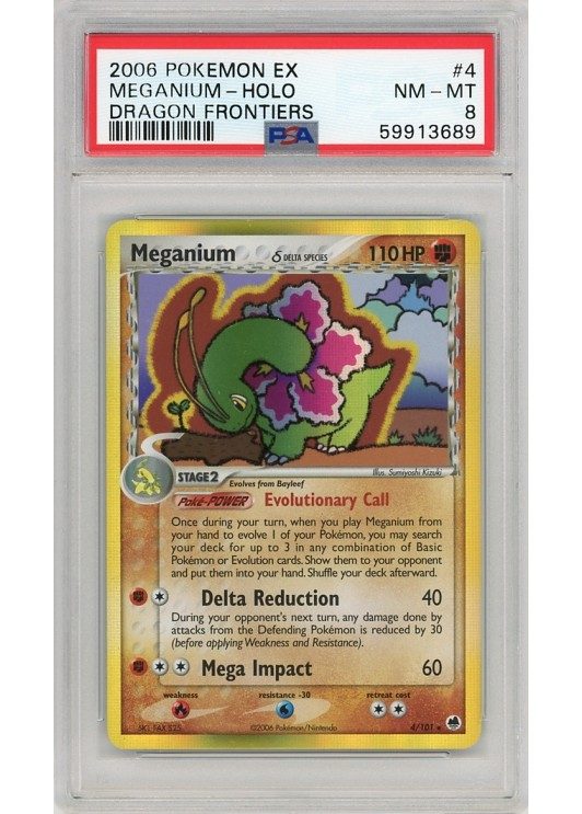 Meganium &delta; 4/101 PSA 8