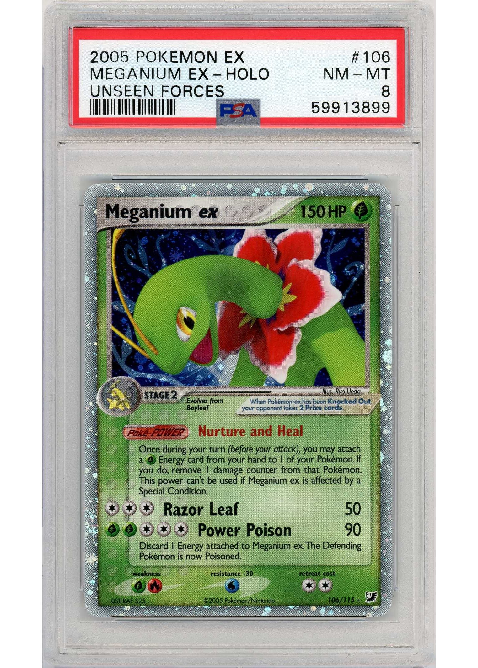 Meganium ex 106/115 PSA 8