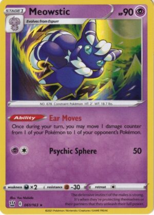 Meowstic - 061/163 (Holo)
