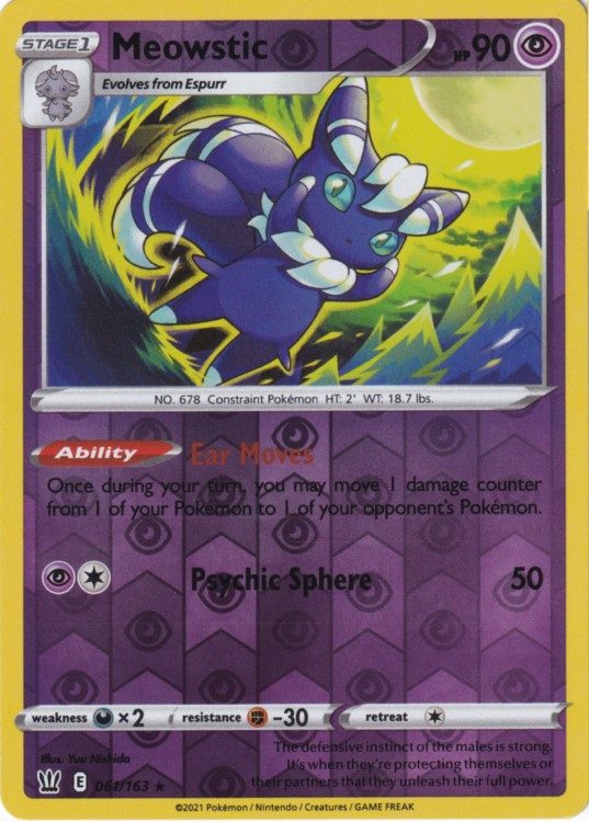 Meowstic - 061/163 - Reverse