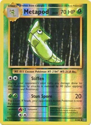 Metapod - 4/108 - Reverse
