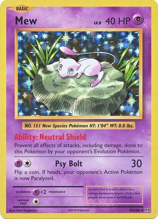 Mew - 53/108 (Holo)