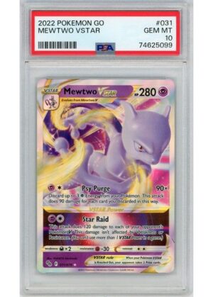 Mewtwo VSTAR PSA 10 - Gradede pokemon kort på Pokemons.dk