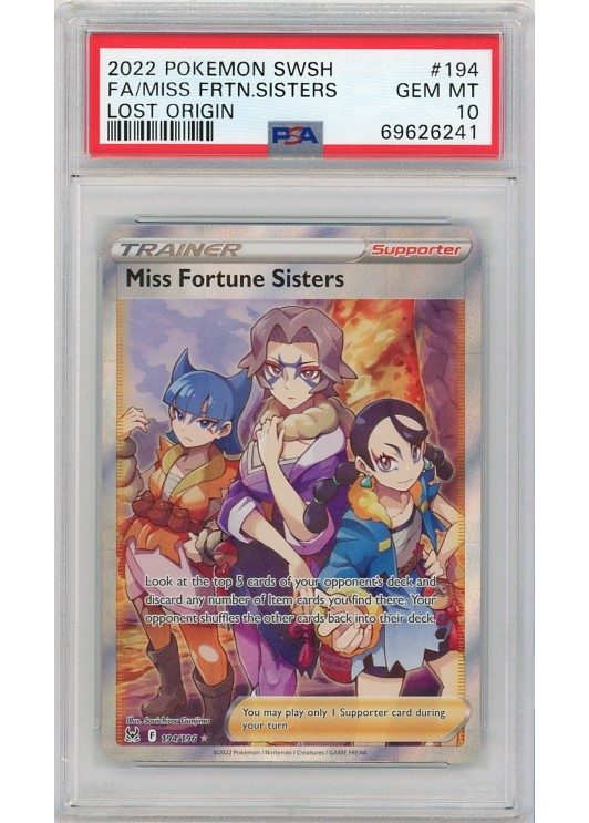 Miss Fortune Sisters – 194/196 – PSA 10