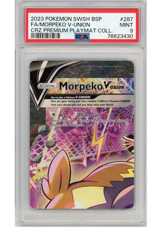 Morpeko V-Union – SWSH287 – PSA 9