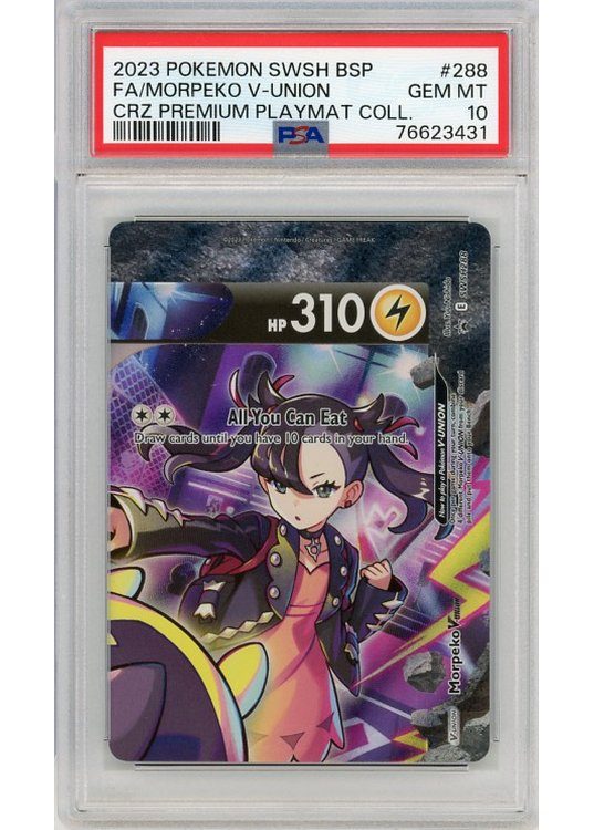 Morpeko V-Union PSA 10 - Gradede pokemon kort på Pokemons.dk