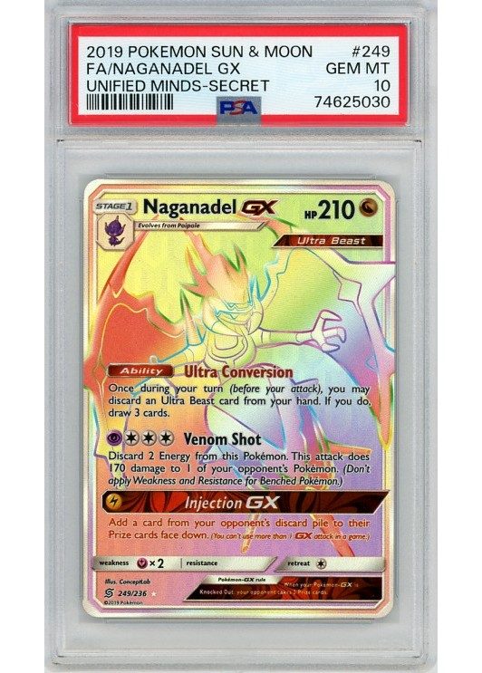 Naganadel GX 249/236 PSA 10