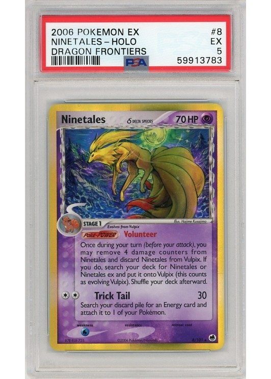 Ninetales &delta; 8/101 PSA 5
