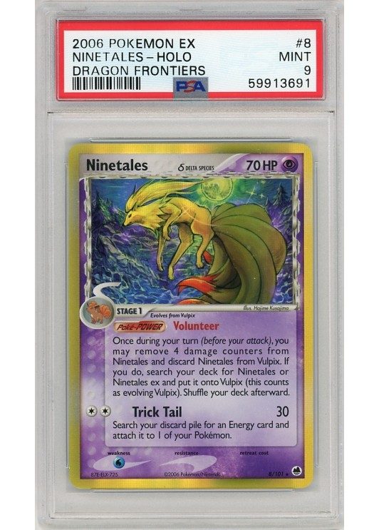 Ninetales &delta; 8/101 PSA 9