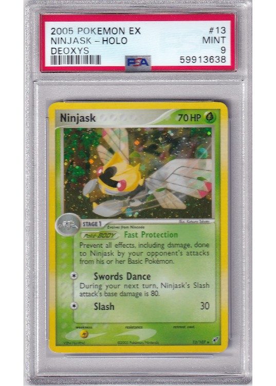 Ninjask PSA 9 - Gradede pokemon kort på Pokemons.dk