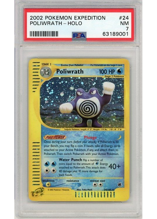 Poliwrath 24/165 PSA 7