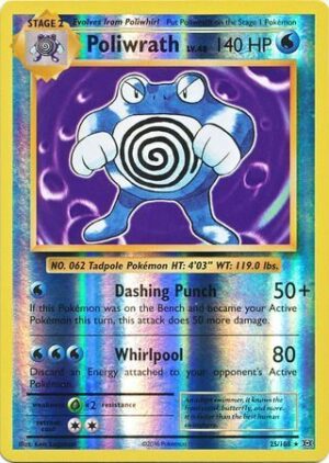 Poliwrath - 25/108 - Reverse