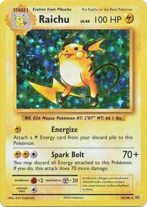 Raichu - 36/108 (Holo)