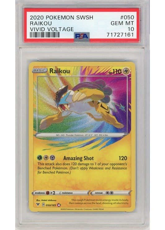 Raikou – 050/185 – PSA 10
