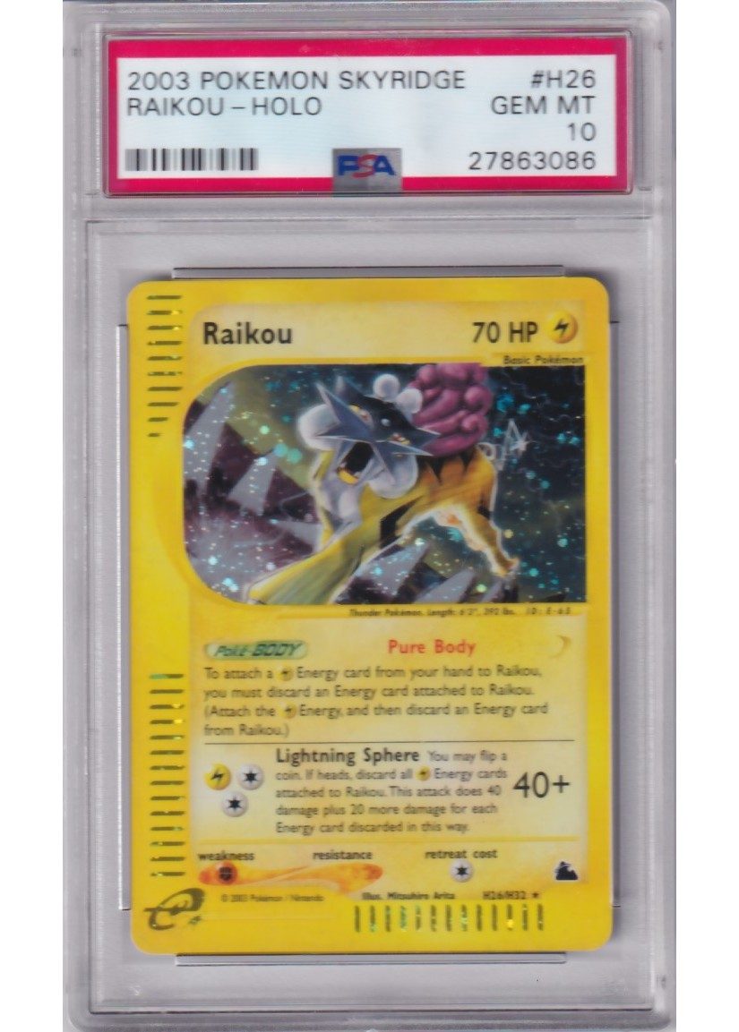 Raikou H26/H32 PSA 10