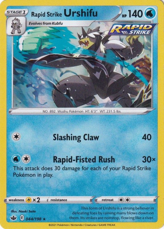 Rapid Strike Urshifu – 044/198 (Holo)