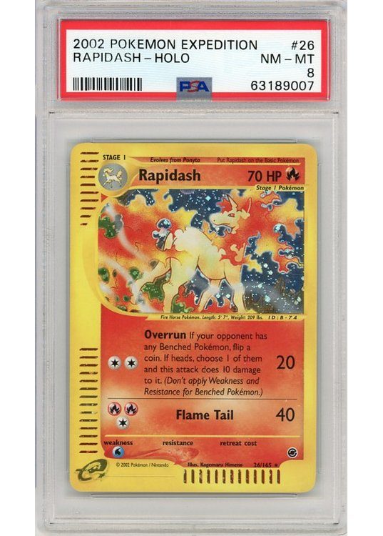 Rapidash 26/165 PSA 8