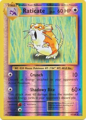Raticate - 67/108 - Reverse
