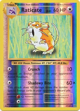 Raticate - 67/108 - Reverse