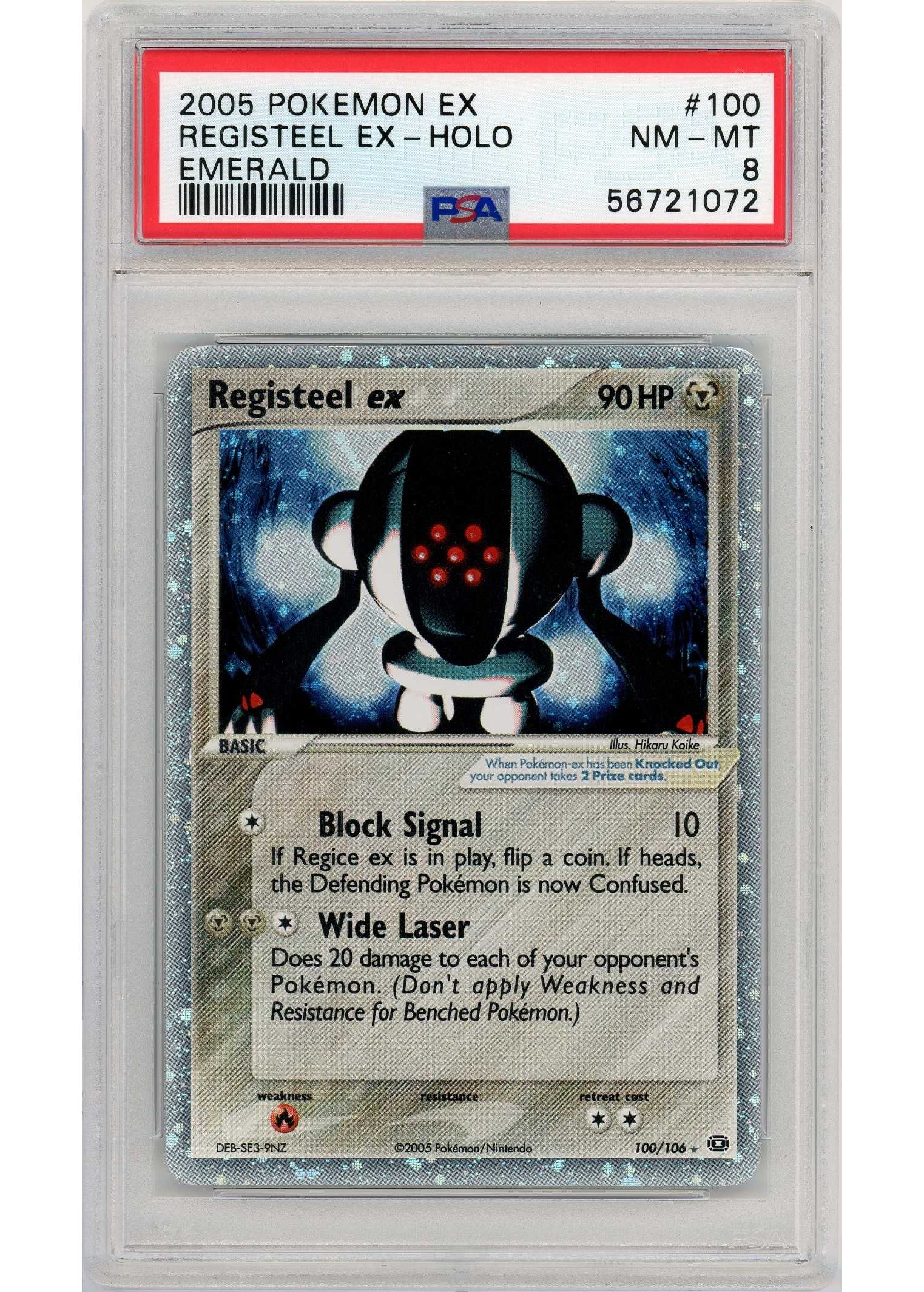 Registeel ex 100/106 PSA 8