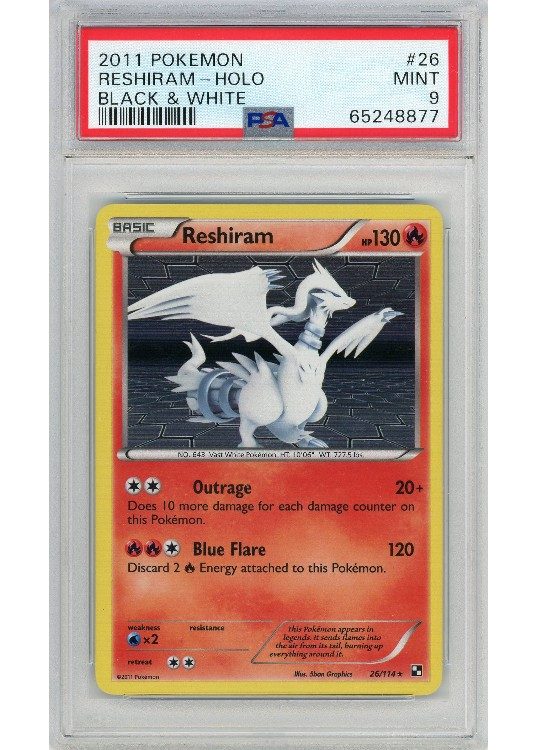 Reshiram 26/114 PSA 9