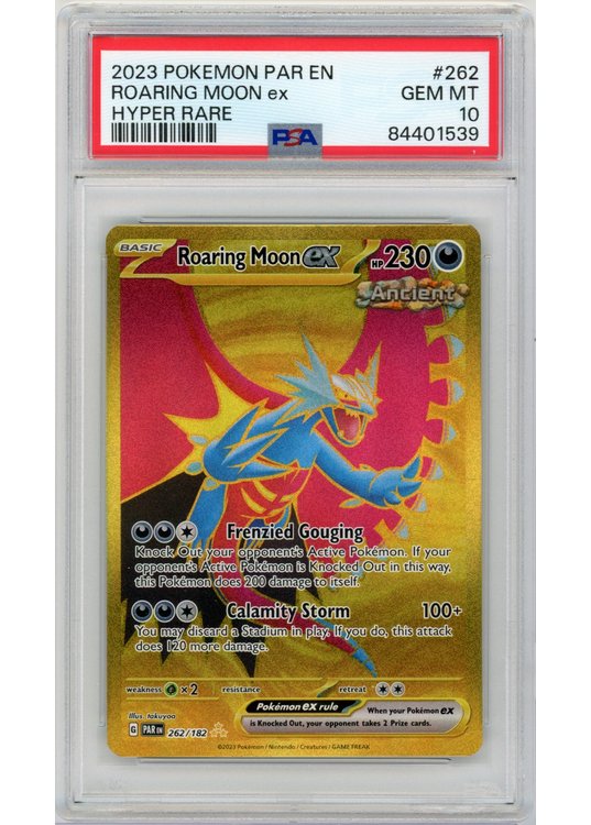 Roaring Moon ex PSA 10 - Gradede pokemon kort på Pokemons.dk