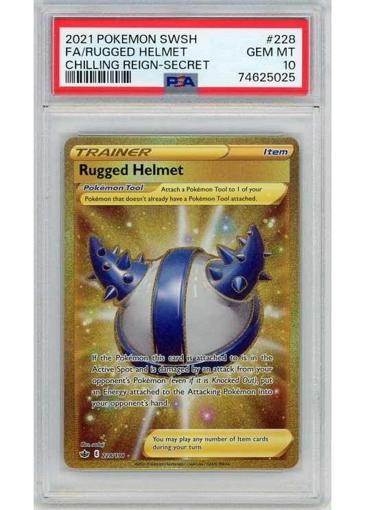 Rugged Helmet 228/198 PSA 10