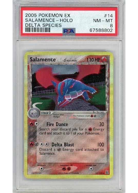 Salamence &delta; 14/113 PSA 8