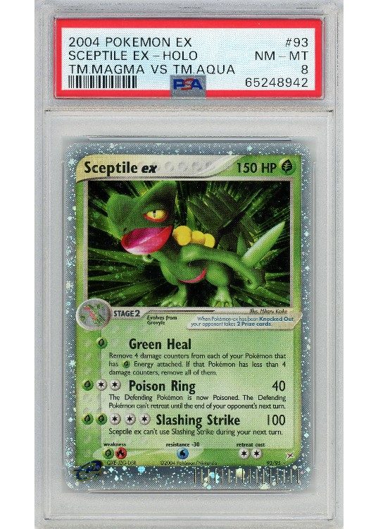 Sceptile ex – 93/95 – PSA 8