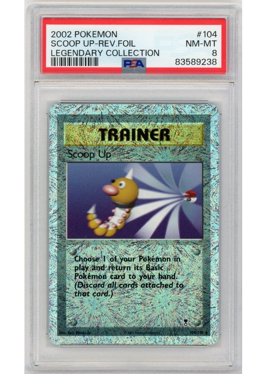 Scoop Up 104/110 Reverse Foil PSA 8
