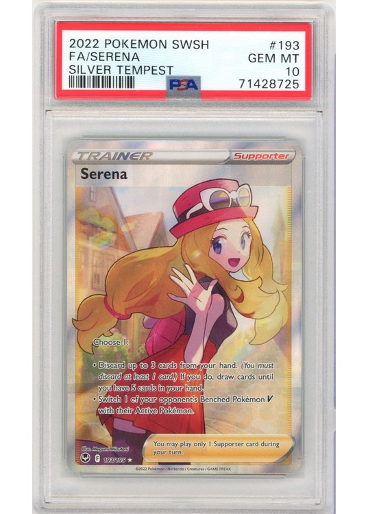 Serena PSA 10 - Gradede pokemon kort på Pokemons.dk