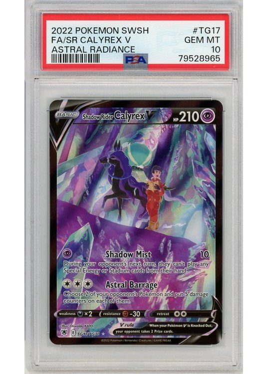 Shadow Rider Calyrex V PSA 10 - Gradede pokemon kort p Pokemons.dk