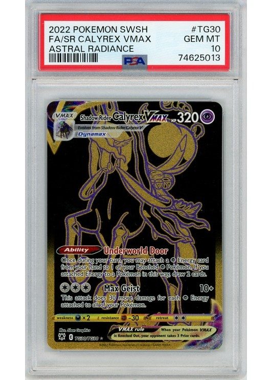 Shadow Rider Calyrex VMAX – TG30/TG30 – PSA 10