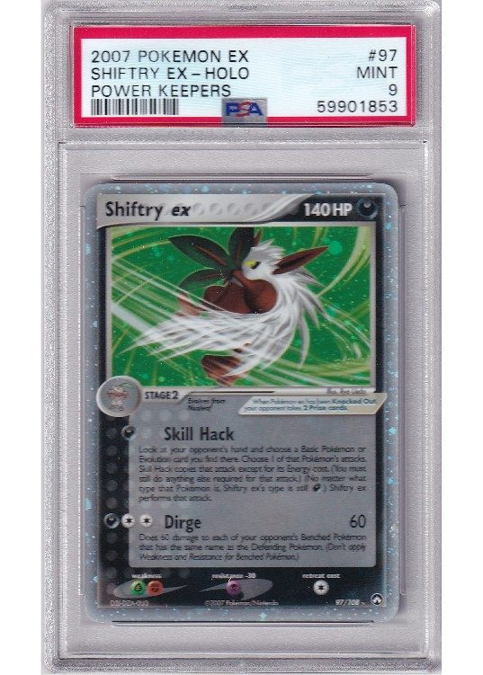 Shiftry ex PSA 9 - Gradede pokemon kort på Pokemons.dk